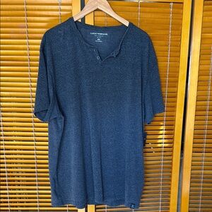 Lucky Brand Men's Dark Gray Short Sleeve Tee